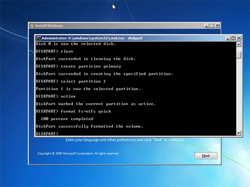 Windows 7 Command Prompt